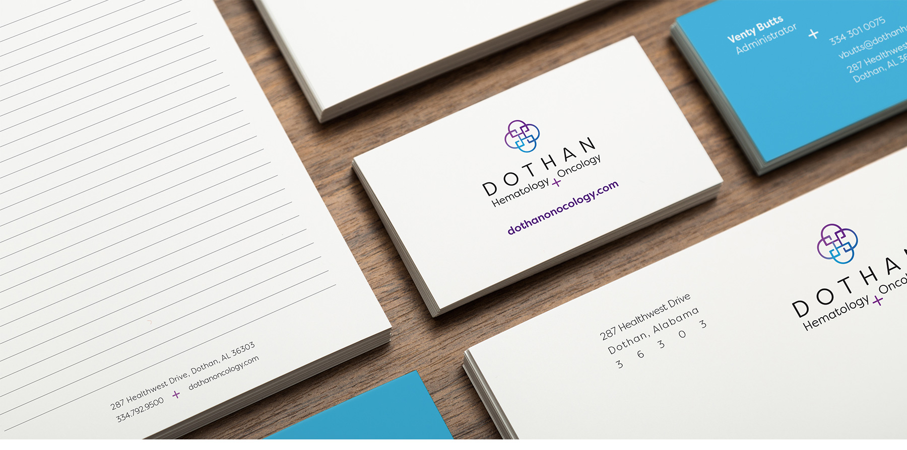 dothan hematology and oncology stationery design